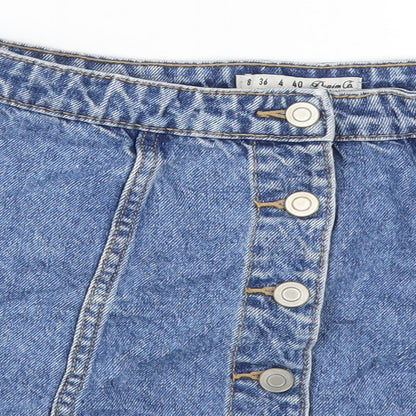 Womens UK Size 8 Denim Co A-Line Denim Skirt