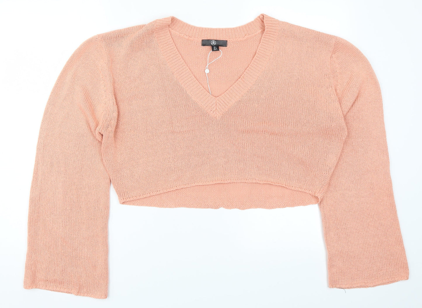 Womens UK Size L Missguided Pink Pullover Jumper