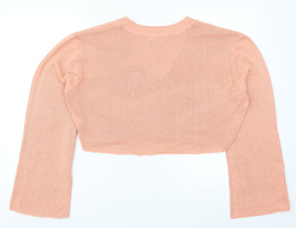 Womens UK Size L Missguided Pink Pullover Jumper