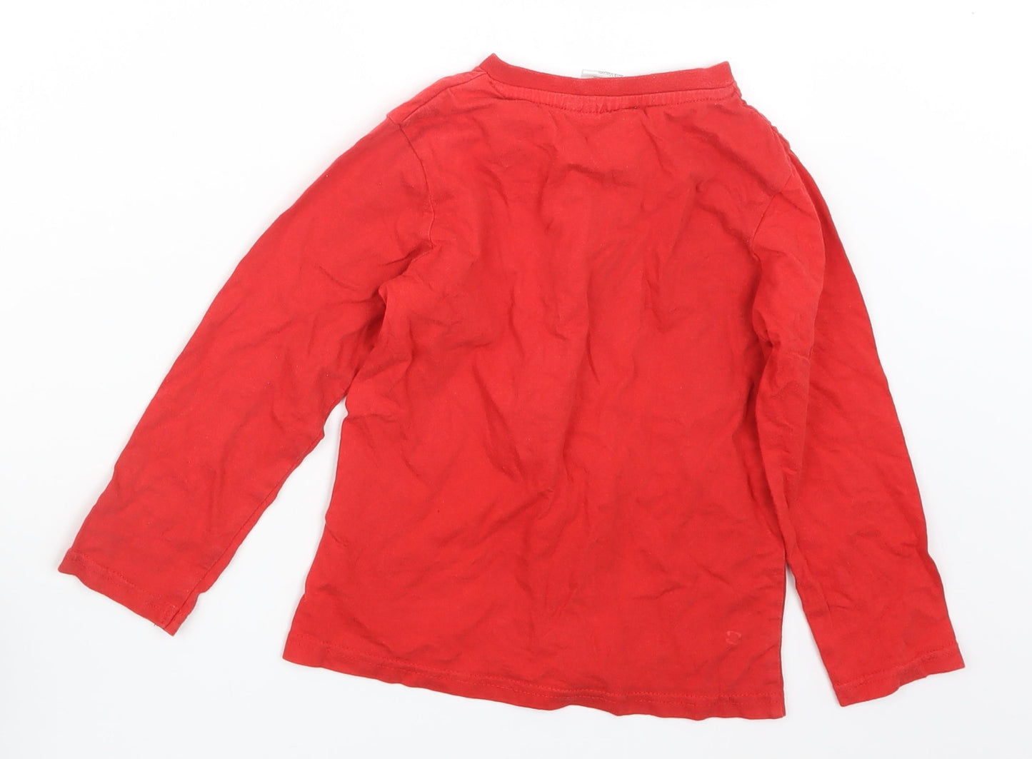 Paw Petrol Boys Red Geometric   Pyjama Top Size 5-6 Years  - Paw Patrol