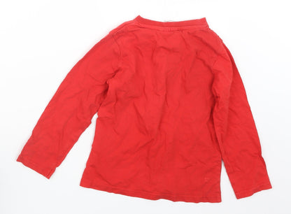 Paw Petrol Boys Red Geometric   Pyjama Top Size 5-6 Years  - Paw Patrol