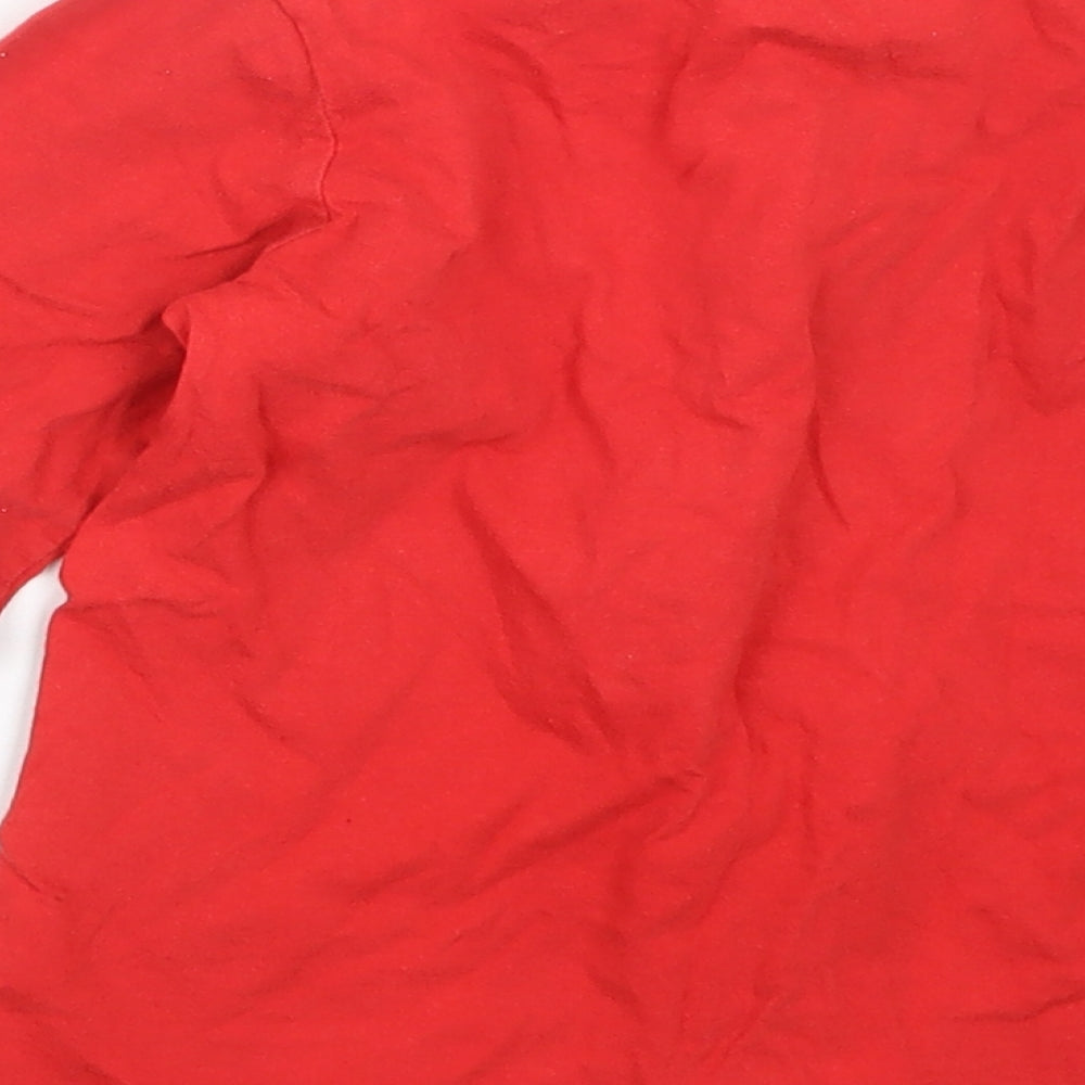 Paw Petrol Boys Red Geometric   Pyjama Top Size 5-6 Years  - Paw Patrol