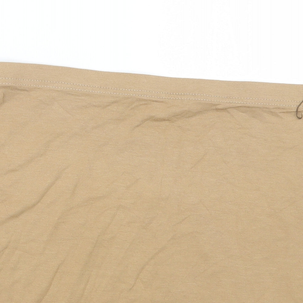 PRETTYLITTLETHING Womens Beige   Straight & Pencil Skirt Size 10