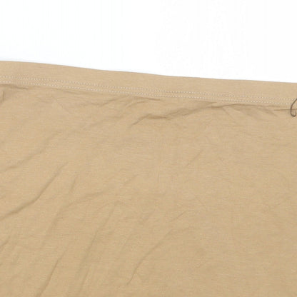 PRETTYLITTLETHING Womens Beige   Straight & Pencil Skirt Size 10