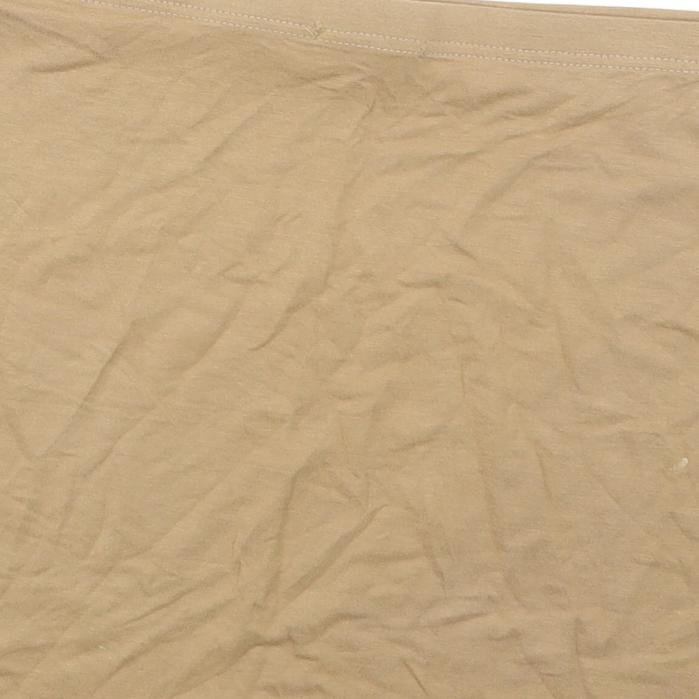 PRETTYLITTLETHING Womens Beige   Straight & Pencil Skirt Size 10