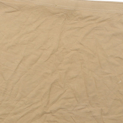 PRETTYLITTLETHING Womens Beige   Straight & Pencil Skirt Size 10