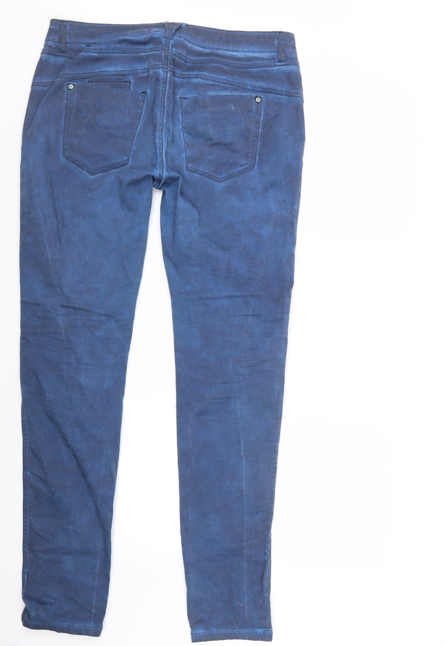Womens UK Size 34 in Street One Slim Fit Straight Blue Jeans