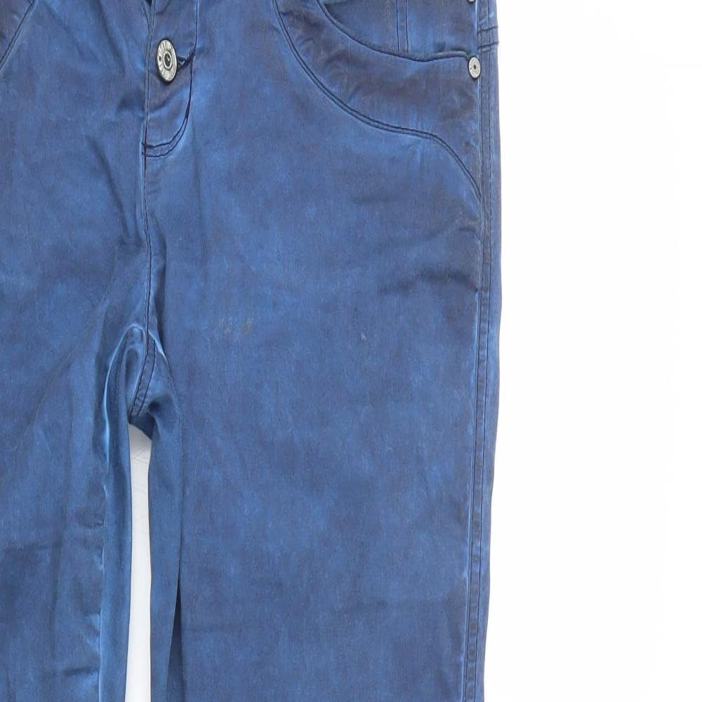Womens UK Size 34 in Street One Slim Fit Straight Blue Jeans
