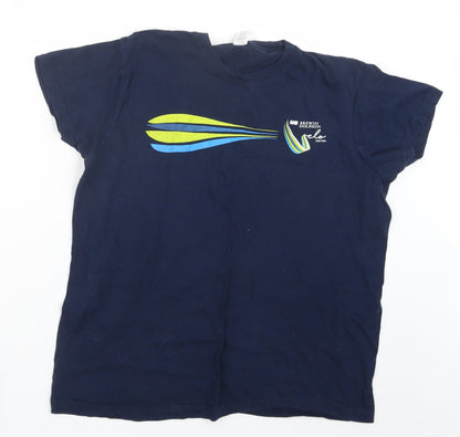 Roly Womens Blue   Basic T-Shirt Size M
