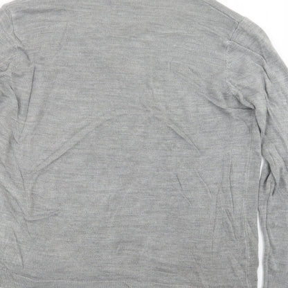 Primark Womens Grey  Knit Pullover Jumper Size 14