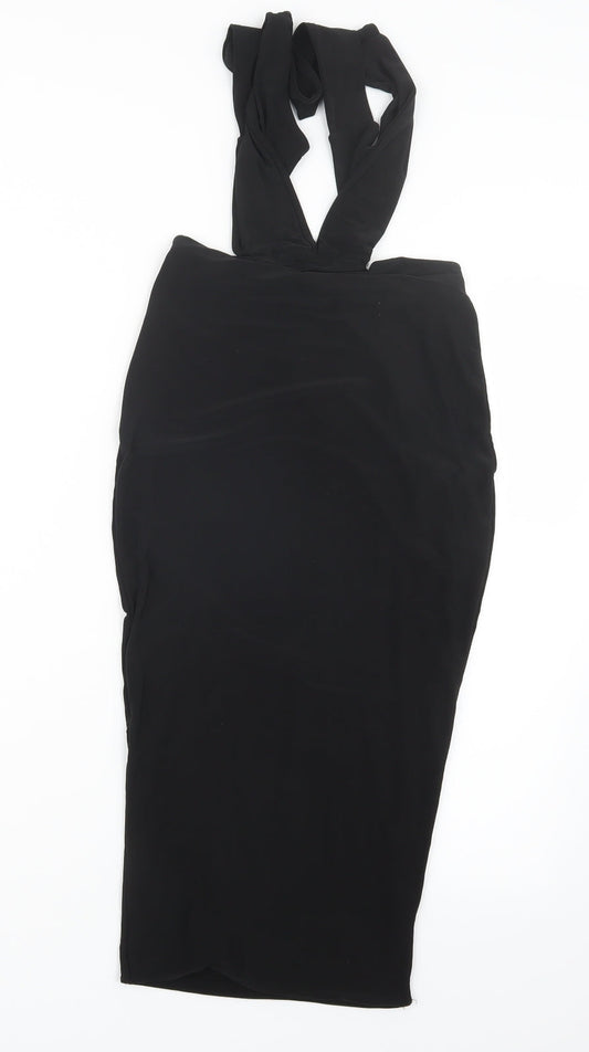 Boohoo Womens Black   Bodycon  Size 8