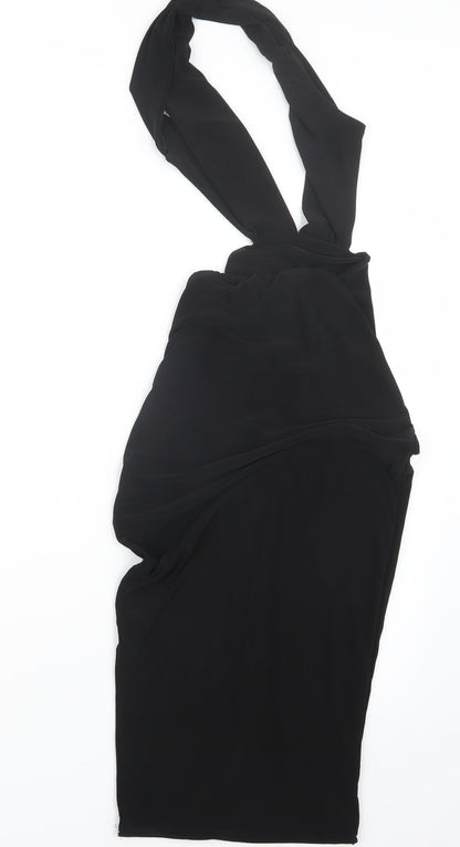 Boohoo Womens Black   Bodycon  Size 8