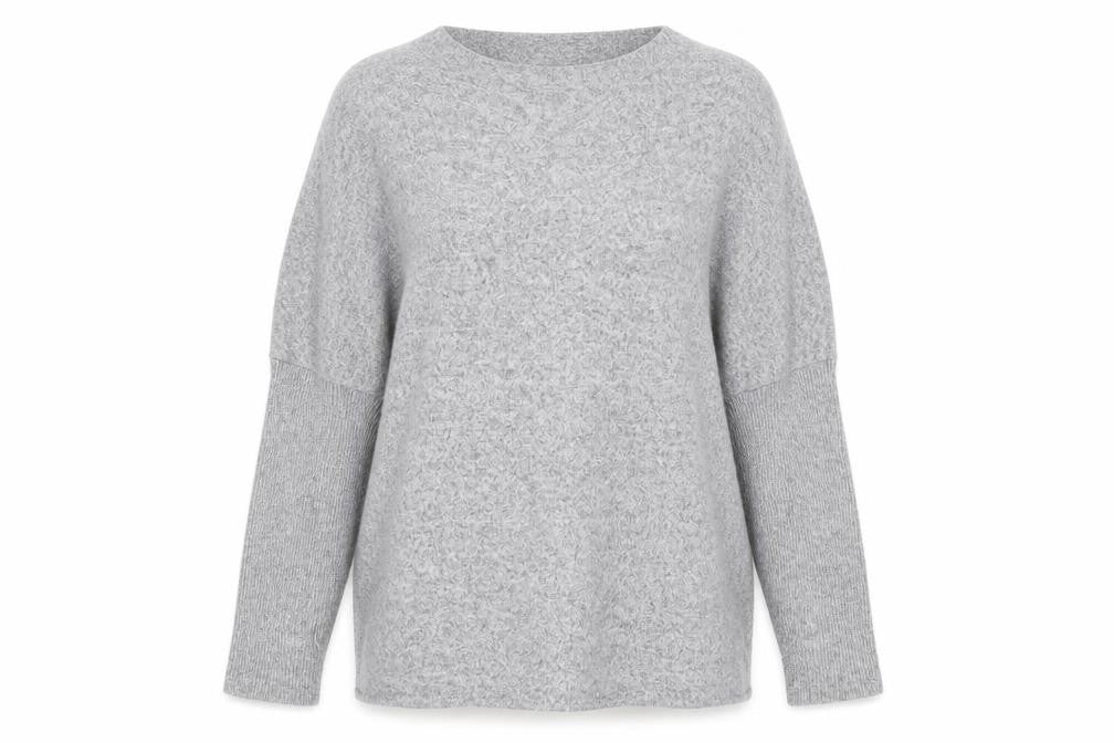 Womens UK Size M H&M Grey Pullover Jumper