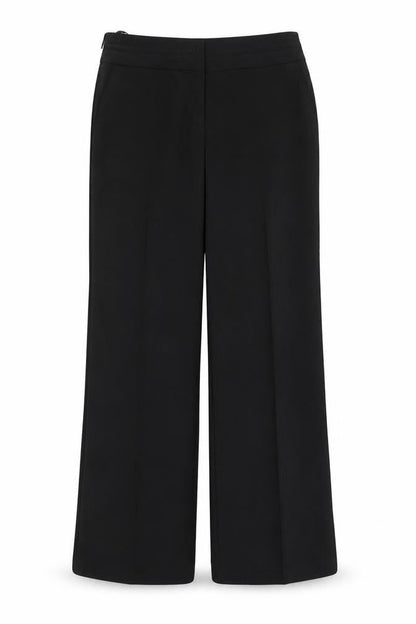 Front view of Atmosphere women’s black trousers, size UK 12, 31-inch leg
