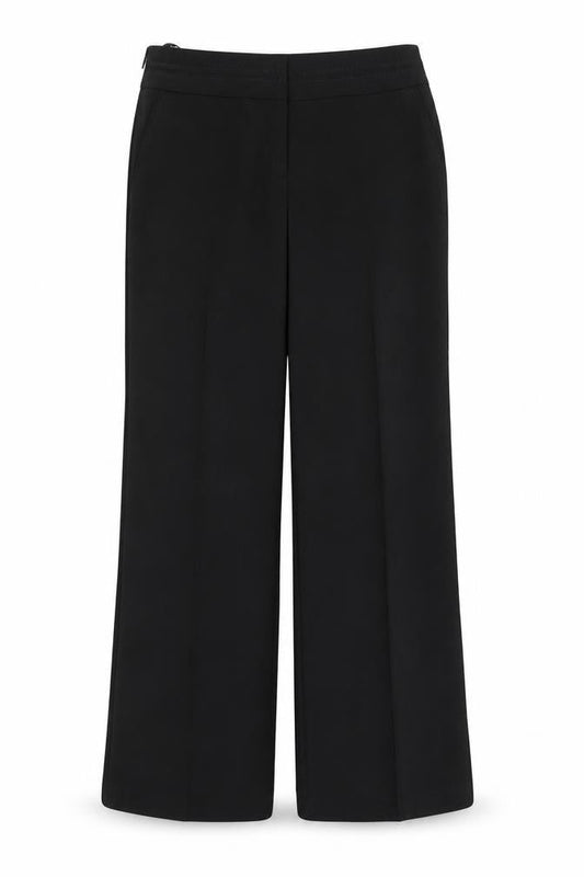 Front view of Atmosphere women’s black trousers, size UK 12, 31-inch leg