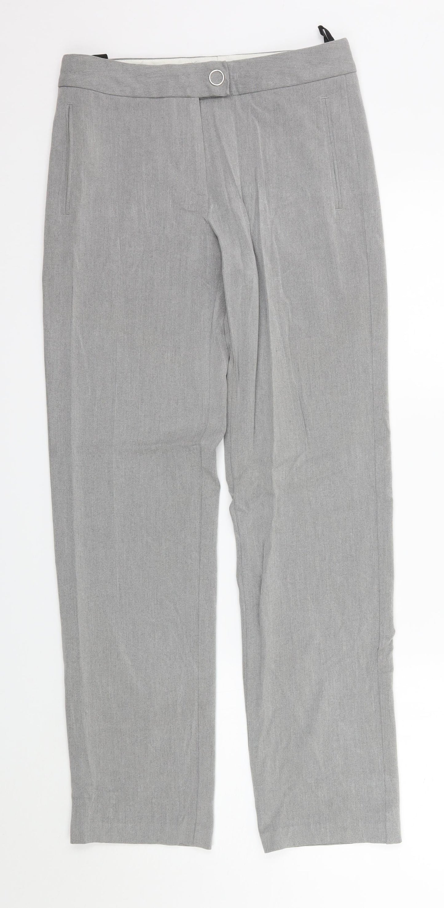Womens UK Size 8 M&S Regular Fit  Green Trousers