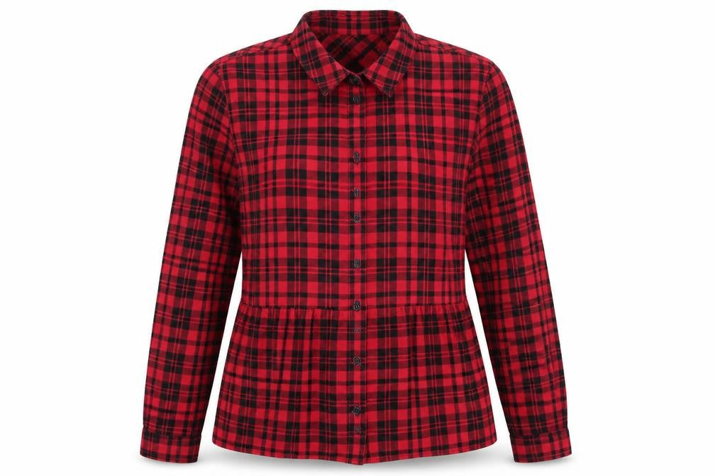Womens UK Size 6 Jack Wills Red Basic Button-Up
