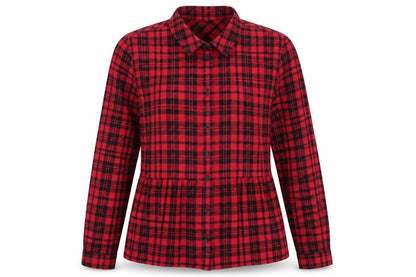 Womens UK Size 6 Jack Wills Red Basic Button-Up