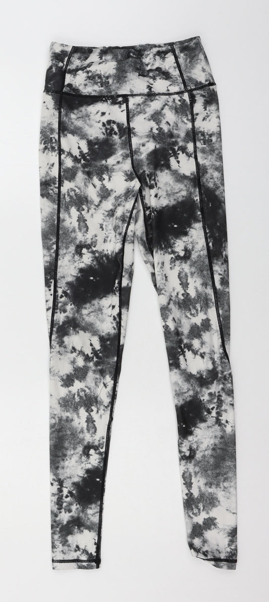 Womens UK Size 4 PRETTYLITTLETHING  Capri Grey Leggings
