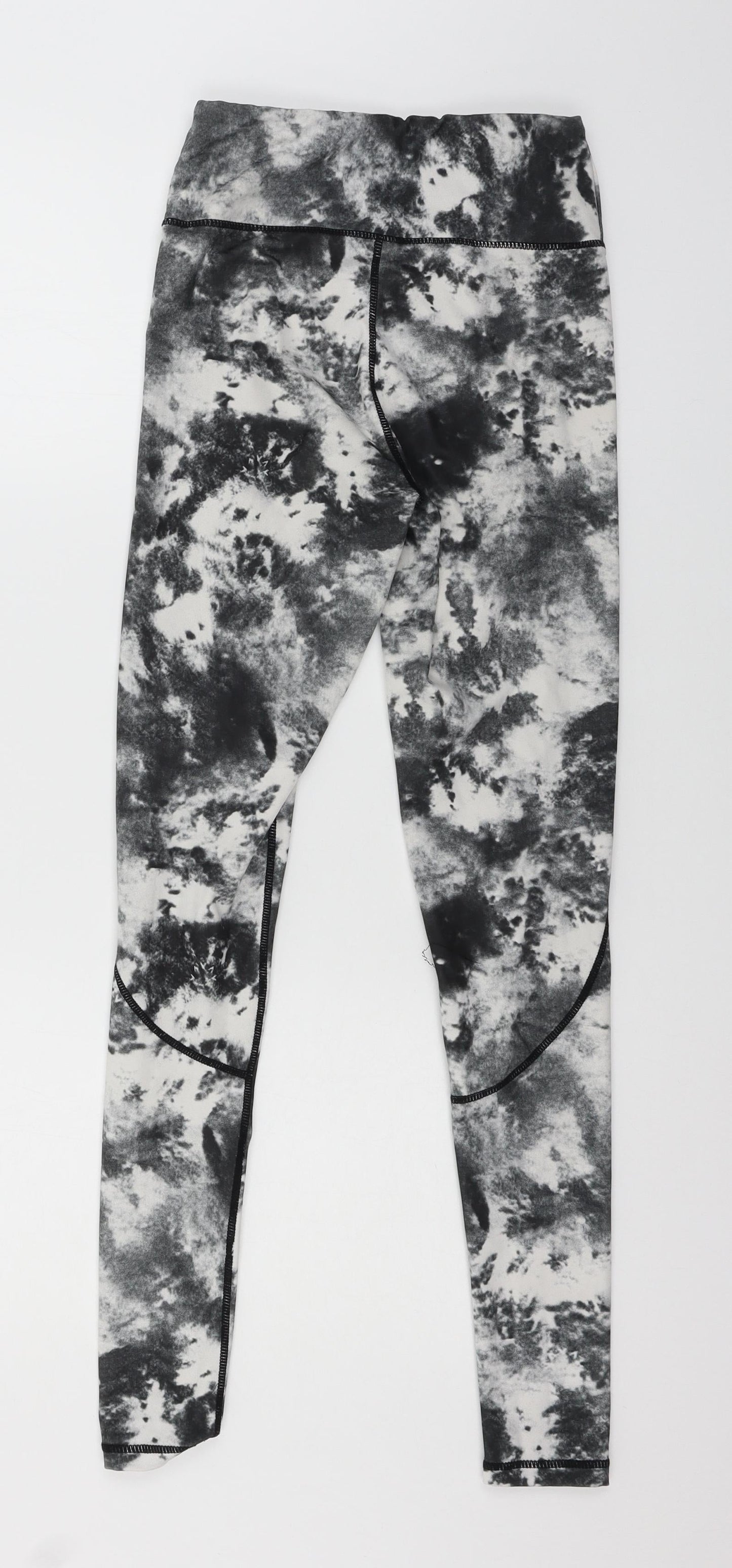 Womens UK Size 4 PRETTYLITTLETHING  Capri Grey Leggings