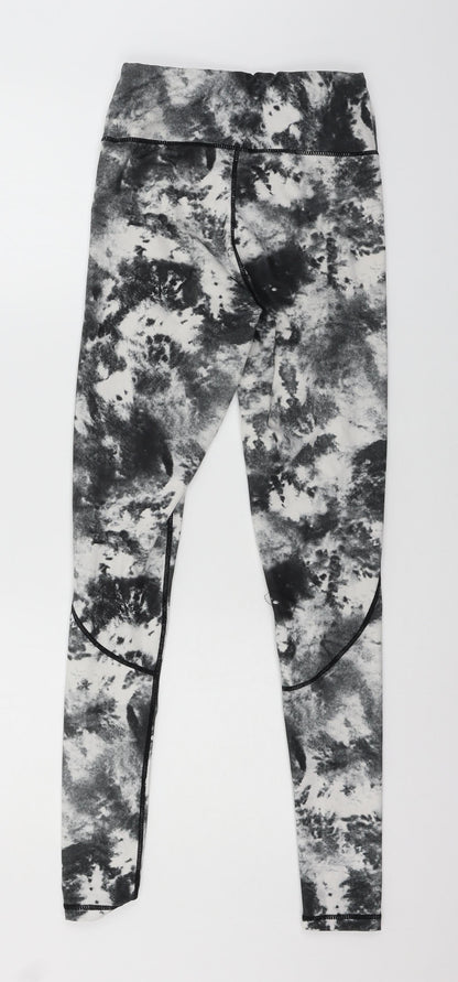 Womens UK Size 4 PRETTYLITTLETHING  Capri Grey Leggings