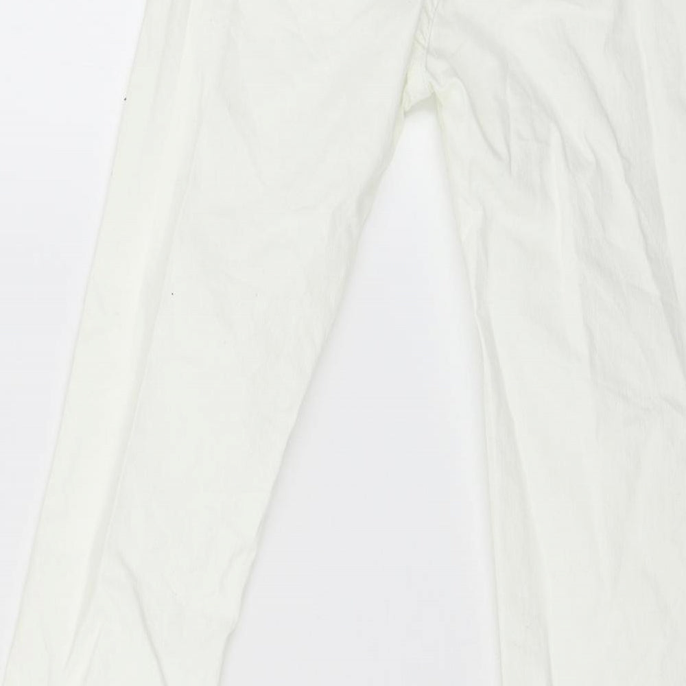 Womens UK Size 6 H&M Regular Fit Skinny Ivory Jeans