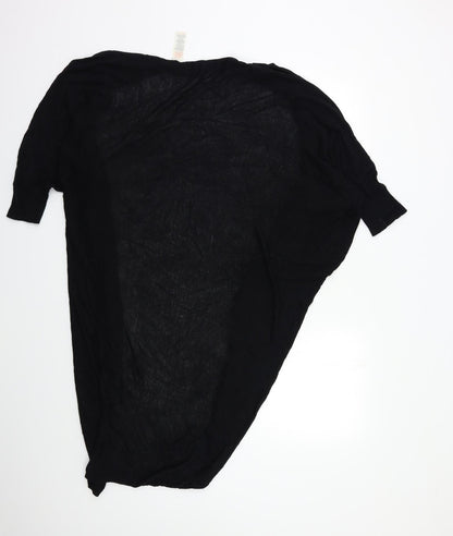 Womens UK Size S New Look Black Cardigan Jumper