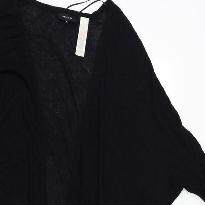 Womens UK Size S New Look Black Cardigan Jumper