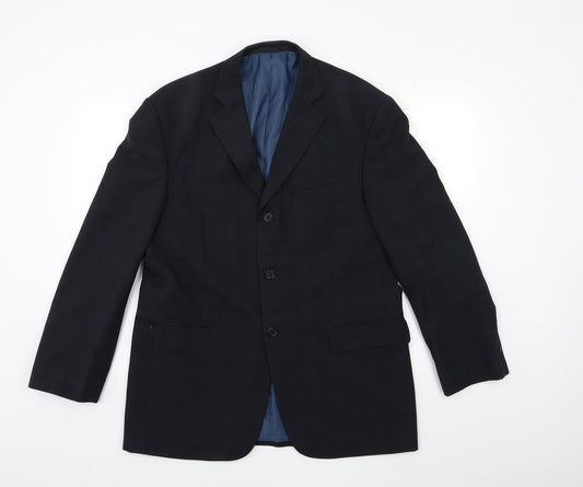 Mens UK Size 40 Marks and Spencer Regular Black Suit Jacket