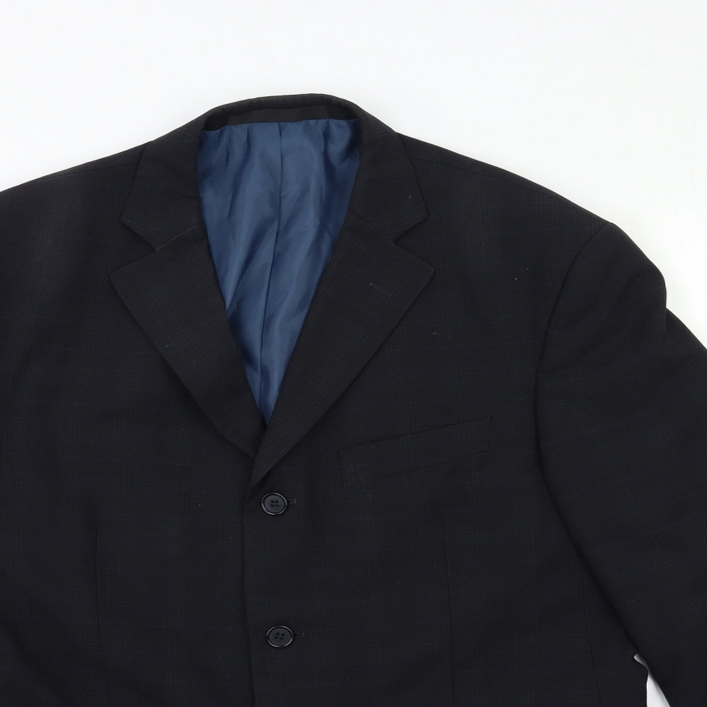 Mens UK Size 40 Marks and Spencer Regular Black Suit Jacket