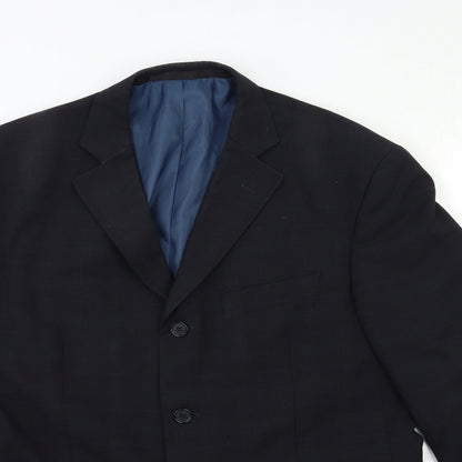 Mens UK Size 40 Marks and Spencer Regular Black Suit Jacket