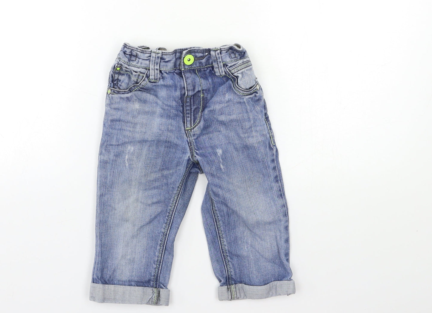 NEXT Baby Blue  Denim Snow Pants Jeans Size 12-18 Months