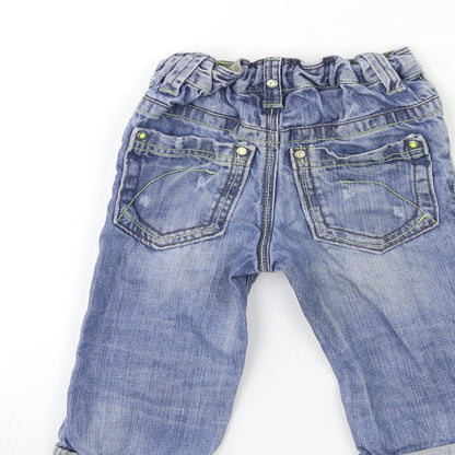 NEXT Baby Blue  Denim Snow Pants Jeans Size 12-18 Months
