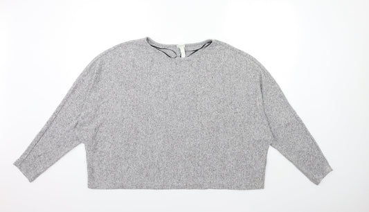 Womens UK Size XL H&M Grey Pullover Jumper