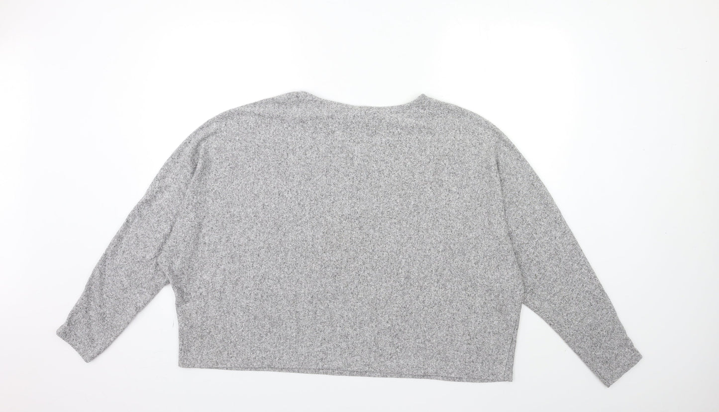 Womens UK Size XL H&M Grey Pullover Jumper