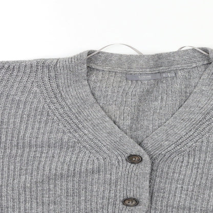 b.young Womens Grey  Knit Cardigan Jumper Size XL