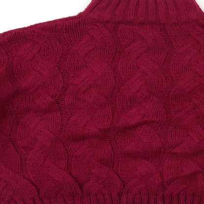 Womens UK Size 12 M&Co Pink Pullover Jumper