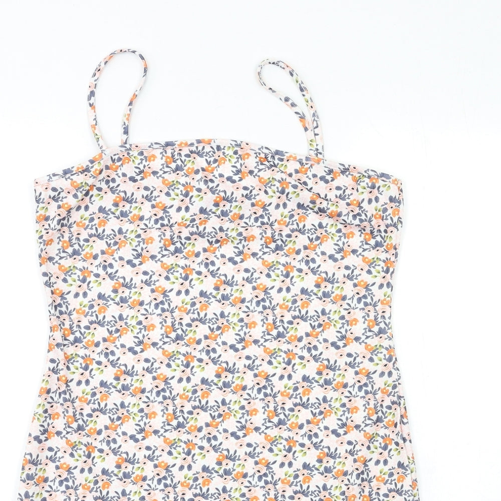 SheIn Womens Pink Floral  Mini  Size L