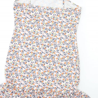 SheIn Womens Pink Floral  Mini  Size L