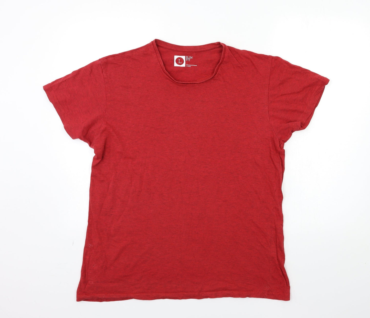 Preworn Mens Red    T-Shirt Size L