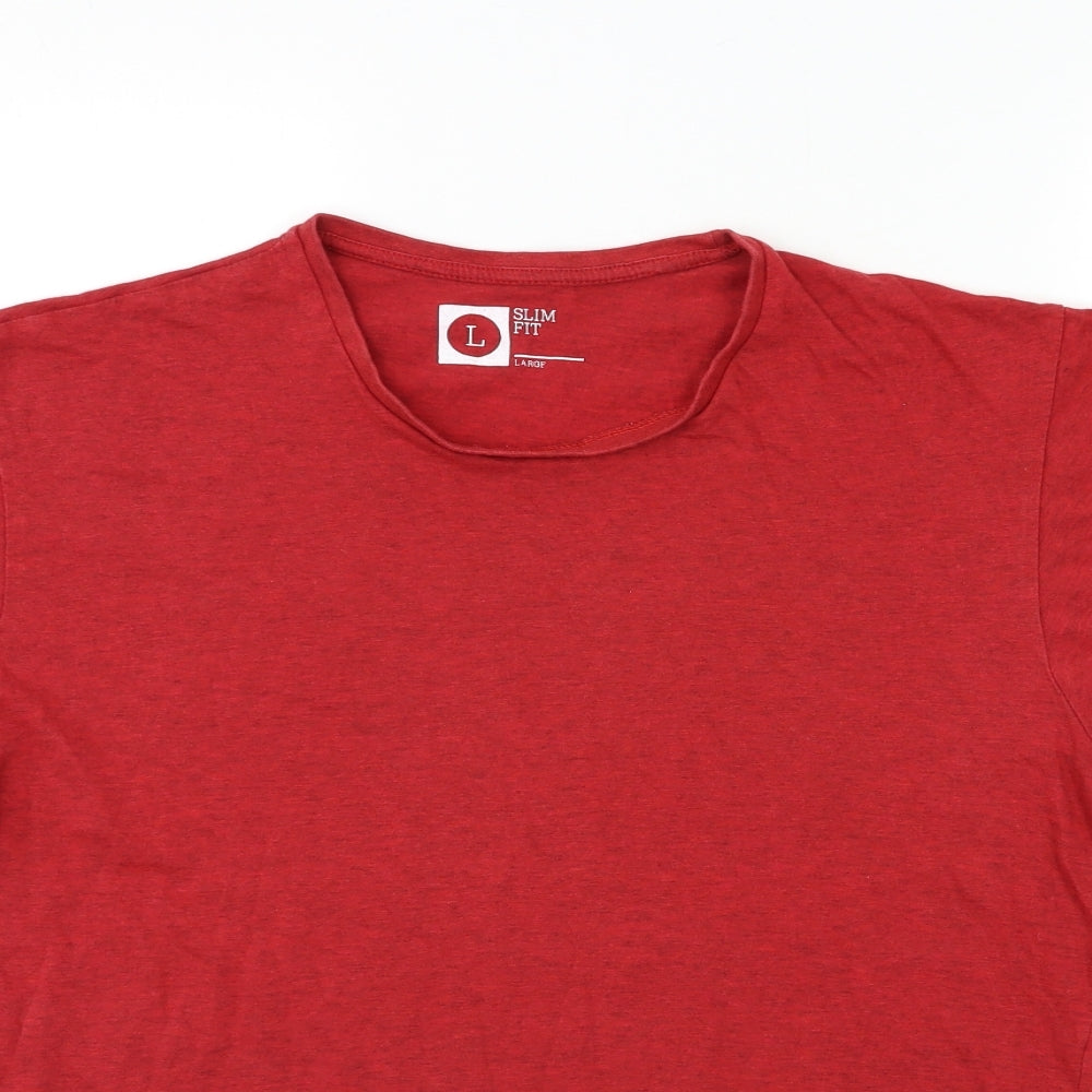 Preworn Mens Red    T-Shirt Size L