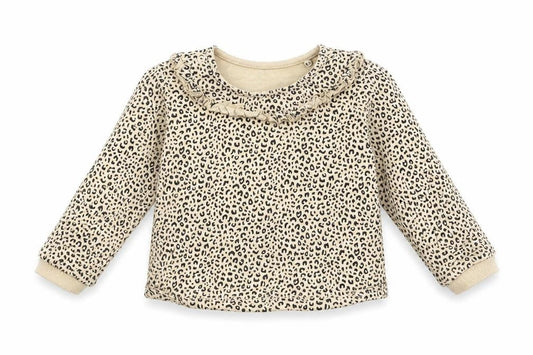 TU Baby Beige Animal Print  Pullover Jumper Size 12-18 Months