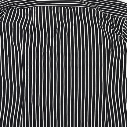 Mens UK Size L Cedar Wood State Black  Button-Up Long Sleeve Casual Shirt