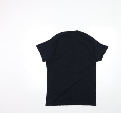 Womens UK Size S Topshop Black Basic T-Shirt