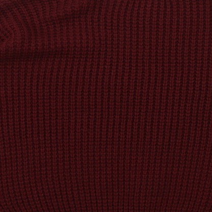 FOREVER 21 Womens Red  Knit Pullover Jumper Size L