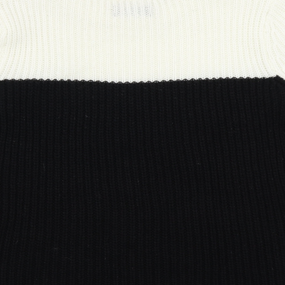 Womens UK Size S Papaya White Pullover Jumper