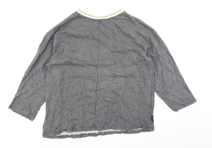 Gap Womens Grey Polka Dot  Pullover Sweatshirt Size XL