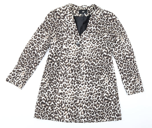 Womens UK Size 8 H&M Brown Jacket