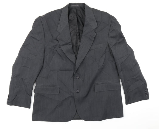 Mens UK Size 44 Burton Regular Grey Suit Jacket
