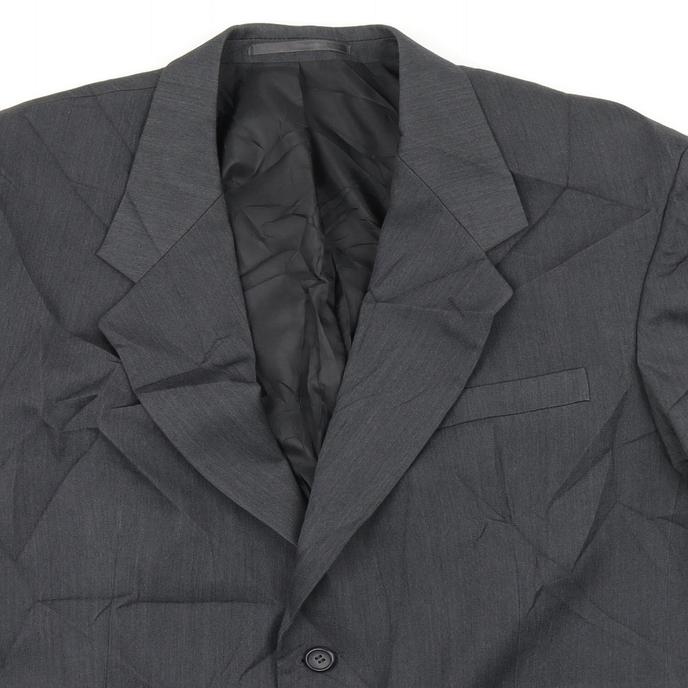 Mens UK Size 44 Burton Regular Grey Suit Jacket
